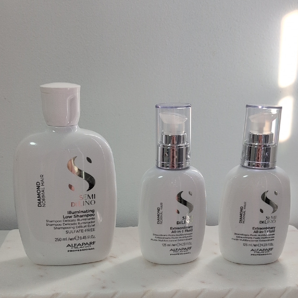 Semi Di Lino Diamond Illuminating Low Shampoo - White